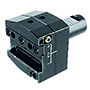 VDI50 CUT OFF HOLDER H=32 mm L=50 mm COOLANT THROUGH RH DOUBLE SERRATION ADJUSTABLE